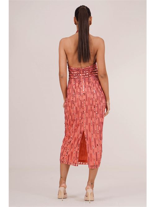 Abito con applicazioni gioiello Allure Evening | AA744BLUSH